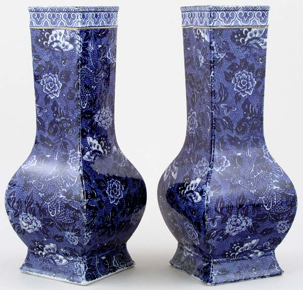 Vases pair of c1920s